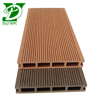 Hava Durumuna Karşı Dayanıklı Ahşap Plastik Kompozit Decking Patio Antikoroziv