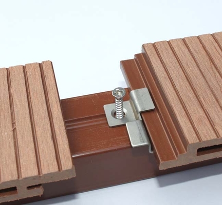 Çevre dostu WPC duvar paneli tahtası WPC dış panel 150 * 16mm