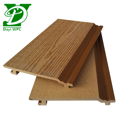 156*21mm Dış Dekorasyon için Dayanıklı WPC Slated Kaplama