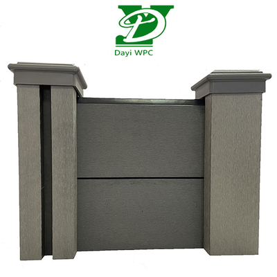 Modern WPC Bahçe Çitleri Dayanıklı Hava Duruma Dayanıklı