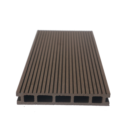 Dış Mekan Modern Oyuk Ayak Basma WPC Decking