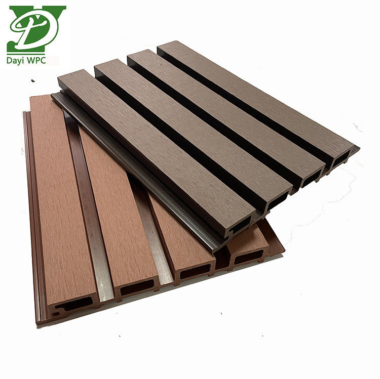 Popular Color Environmental Trough Surface WPC External Wall Cladding