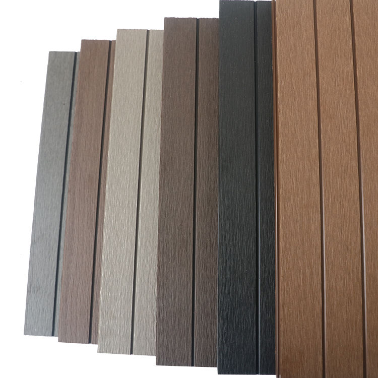 Modern Various Colors  WPC Decking Durable Waterproof Hollow Board